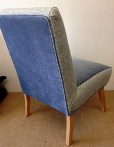 Silver Grey Nursing Chair